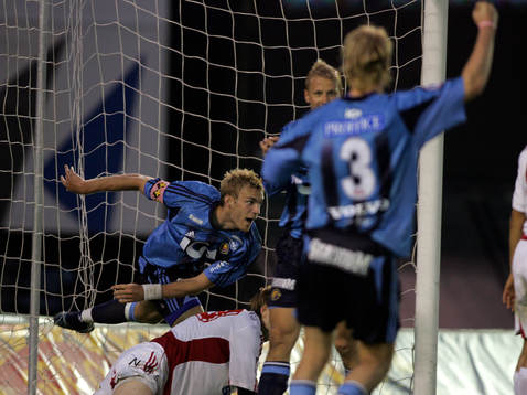 Sören Larsen, Djurgården tvåmålsskytt