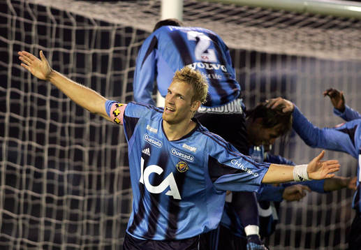Sören Larsen, Djurgården tvåmålsskytt