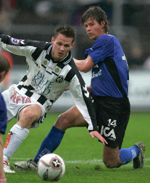 Jon Jönsson, Landskrona och Dusan Djuric, Halmstad