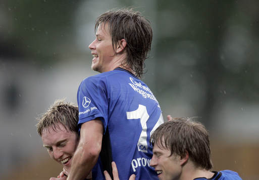 Peter Larsson, Dusan Djuric och Gunnar Heidar Thorvaldsson,