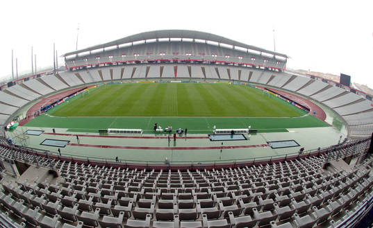 Fotboll, Ataturk Olympic Stadium. Istanbul, Turkiet,