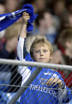 Ung Trelleborg supporter