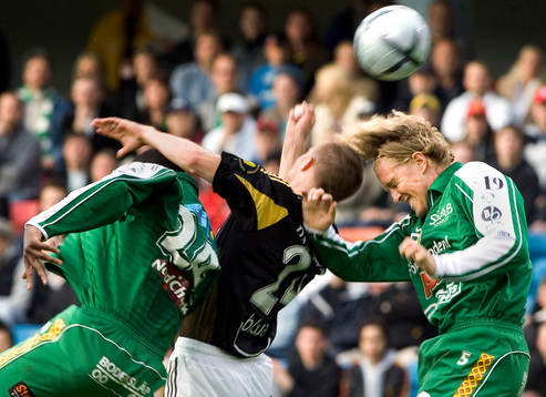 Nicklas Carlsson, AIK och Rickard Nilsson och Destin