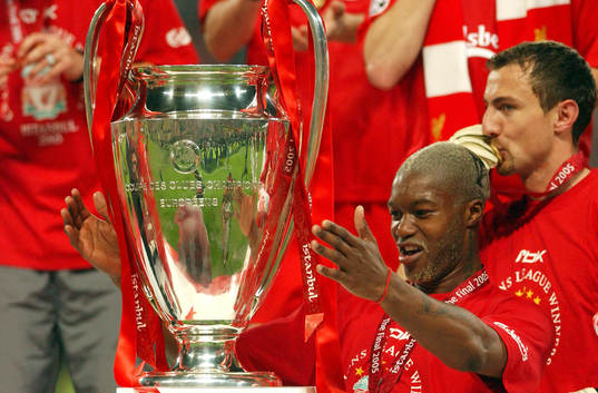 Liverpool firar segern, Cisse. Pokal