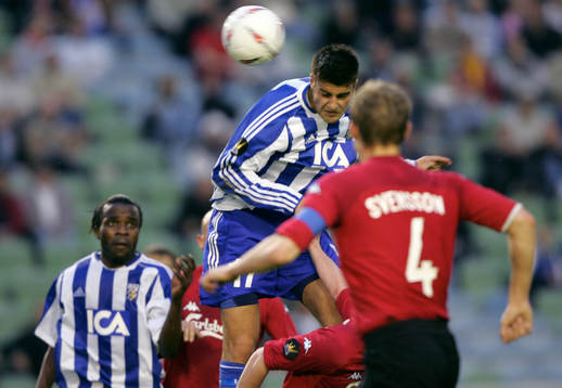 George Mourad, Göteborg nickar in 1-1 målet