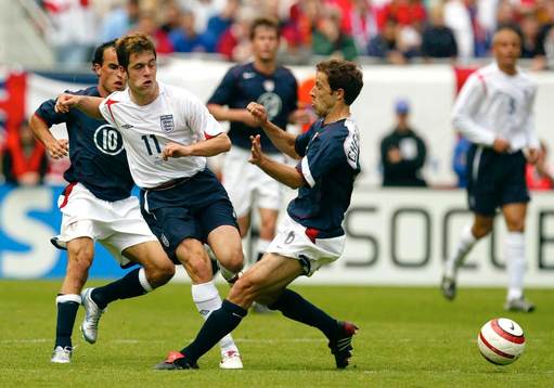 Fotboll, träningsmatch, USA - Engalnd