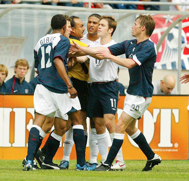 Fotboll, USA - England, vänskapsmatch, Glenn Johnson,