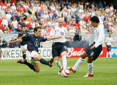 Fotboll, USA - England, vänskapsmatch, Soldier Field