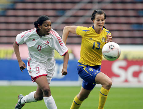 Candace Chapman, Kanada och Lotta Schelin, Sverige