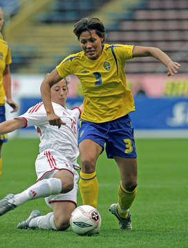 Katie Thorlakson, Kanada och Jane Thörnqvist, Sverige