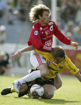 Johan Svensson, Mjällby och Jonas Lindskog, Degerfors