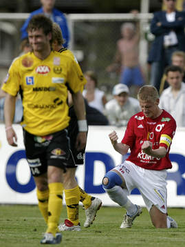 Mikael Nilsson, Degerfors, jubel
