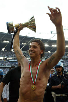 Zlatan Ibrahimovic, Juventus med pokalen. Jubel, glädje