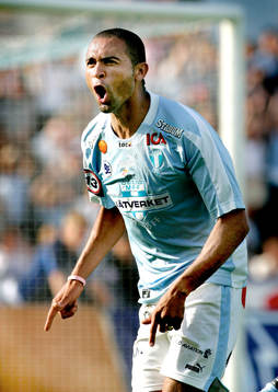 Fotboll, Allsvenskan,Afonso Alves, Malmö, jubel