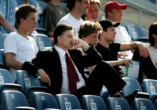 Zoran Lukic, tränare, Örgryte, som blev uppvisad på