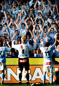 Malmö vann med 1-0, jubel med publiken