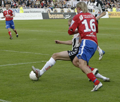 Landskronas Antti Okkonen och Helsingborgs Christian