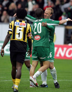 Mikael Andersson, Hammarby gratuleras