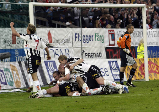 4-3, segermål på övertid, Gustaf Andersson