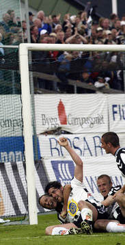 4-3, segermål på övertid, Gustaf Andersson