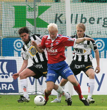 David Ljung oroar BoIS mittbackspar Gustaf Andersson och