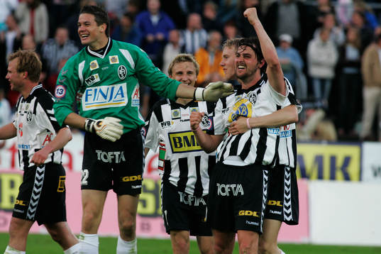 Jonas Sandqvist och Gustaf Andersson jublar ikapp
