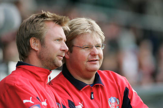 Peter Gerhardsson, assisterande tränare och Peter Swärdh,