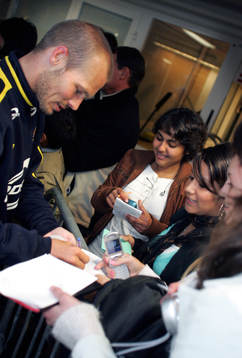 Träning, Fredrik Ljungberg, autograf