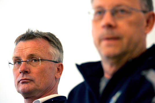 Lars LAgerbäck och Roland Andersson, Förbundskapten