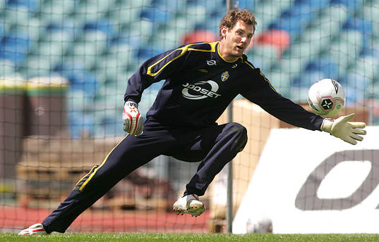Andreas Isaksson, målvakt, träning