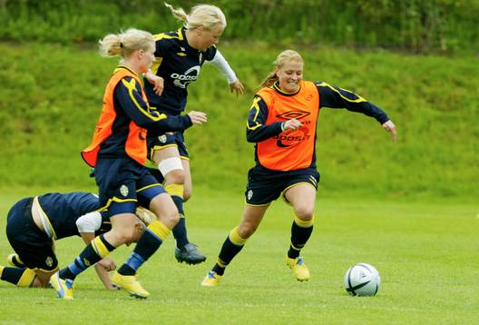 Fotboll, Dam, EM, Landslag, Sverige. Caroline Westberg,