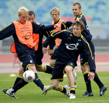 Kim Källström och Petter Hansson, Sverige