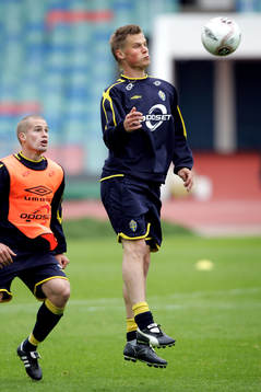 Christoffer Andersson och Markus Rosenberg, Sverige