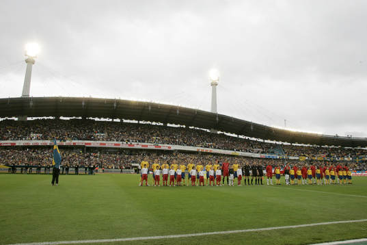 Uppställning, line up, arena, stadion, elljus