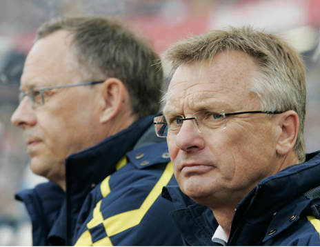 Roland Andersson, assisterande förbundskapten och Lars