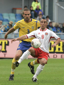 Olof Mellberg och Michael Mifsud