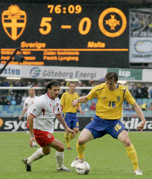 Kim Källström och Luke Dimech