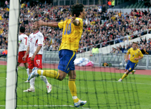 Zlatan Ibrahimovic, Sverige jublar