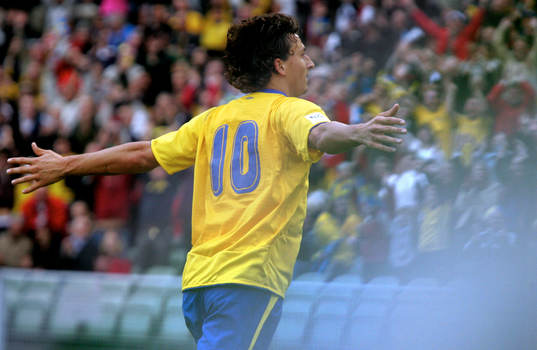 Zlatan Ibrahimovic, Sverige jublar