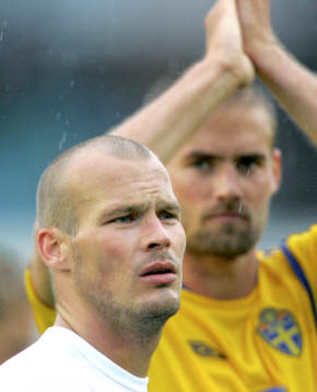 Olof Mellberg och Fredrik Ljungberg, Sverige