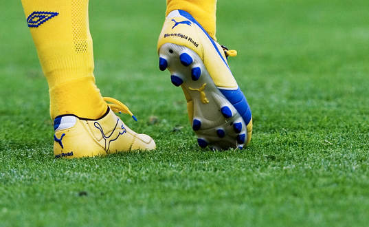 Sverige - Danmark. fotbollsskor, Puma, Blomfield Road