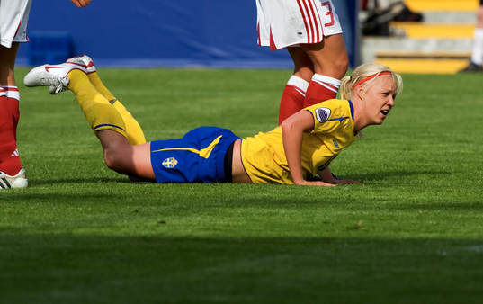 Sverige - Danmark. Caroline Seger
