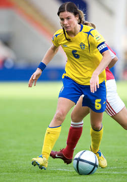 Sverige - Danmark. Malin Moström