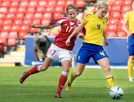 Sverige - Danmark. Hanna Marklund
