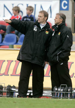 Hans Gren och Roland Nilsson, tränare