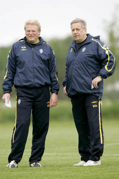 Jörgen Lennartsson och Tommy Söderberg, tränare,