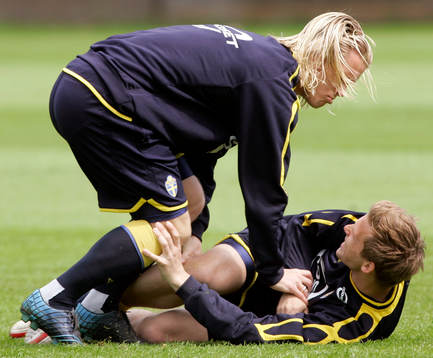 Fredrik Berglund och Anders Svensson, Sverige