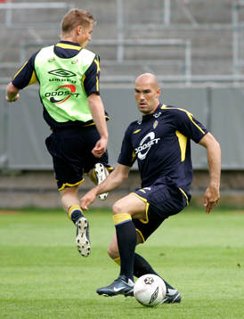 Daniel Majstorovic och Markus Rosenberg, Sverige