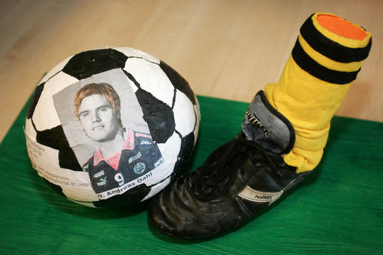 Fotboll, IFK Hässleholm, 100 år. Boll, Andreas Dahl
