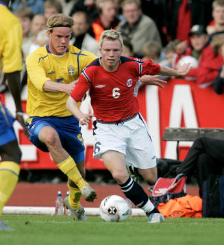 Björn Helge Riise och Fredrik Stenman